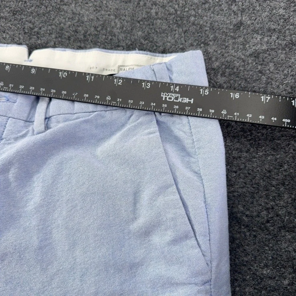 Polo Ralph Lauren Preston Fit Blue Oxford Cotton Pants Mens 32x32 (Fits 32x28)